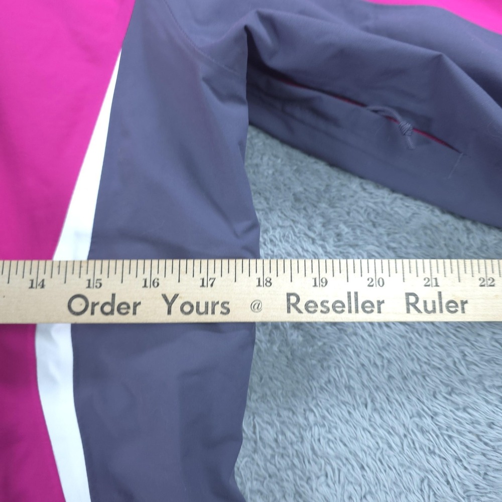The North Face Jacket Womens Small Pink Gray Hooded Ski Waterproof Colorblock - Picture 12 of 13